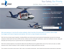 Tablet Screenshot of heli-union.com